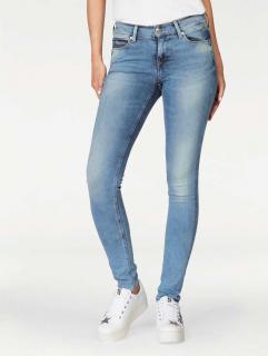  Marken-Skinny-Jeans NORA blau-used W33/L30 inch