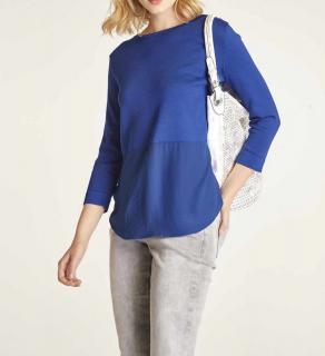 2-in-1-Feinstrickpullover royalblau