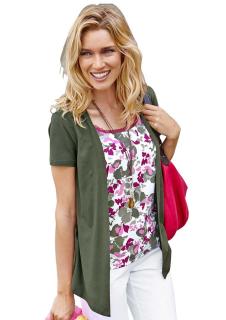 2-in-1-Shirt khaki-bunt