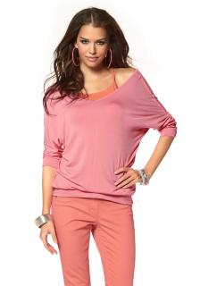 2-in-1 Shirt pink-orange