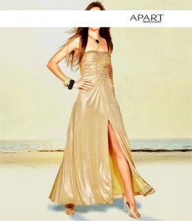 Abendkleid gold