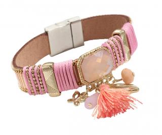 Armband goldfarben-rose