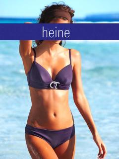 Bikini mit Schmuckelement lila