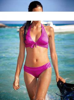 Bikini mit Strass pink