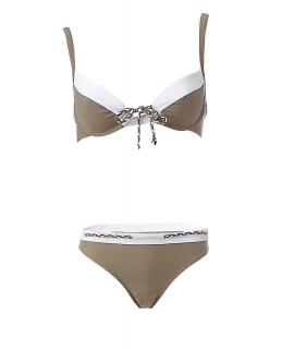 Bikini weiß-taupe Gr. 40C