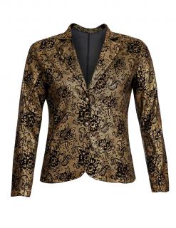 Blazer schwarz-gold