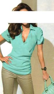 Bluse mint Gr. 34