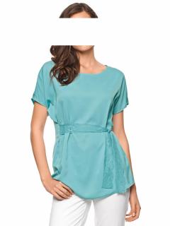 Bluse mit Spitze mint