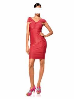 Bodyforming-Kleid rot Gr. 40