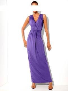 Bodyforming-Maxikleid lila