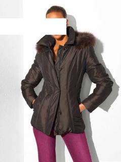 Bodyforming-Outdoorjacke braun