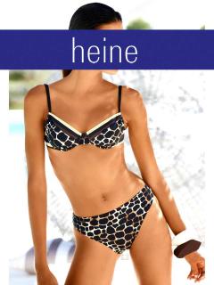 Bügel-Bikini braun-schwarz