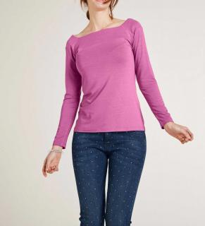 Carré-Jerseyshirt pink