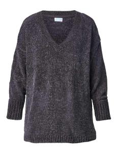 Chenille-Longpullover grau-melange