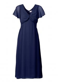 Chiffon-Cocktailkleid marine Größe 40