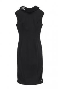 Collar-Dress schwarz