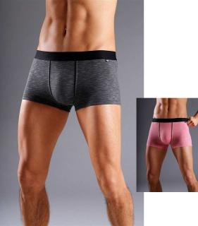 DP Marken-Herren-Boxershorts schwarz-pink