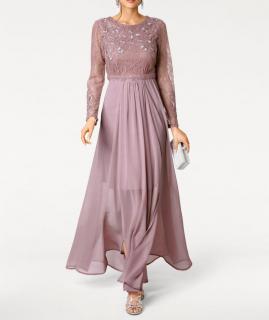 Designer-Abendkleid rosé