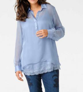 Designer-Bluse+Top hellblau