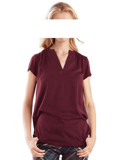 Designer-Bluse bordeaux