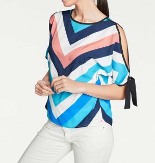 Designer-Bluse bunt