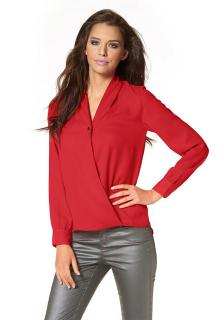 Designer-Bluse rot