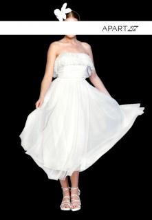 Designer-Brautkleid creme Größe 40