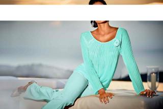 Designer-Chiffonbluse aqua