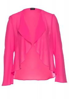 Designer-Chiffonbolero pink