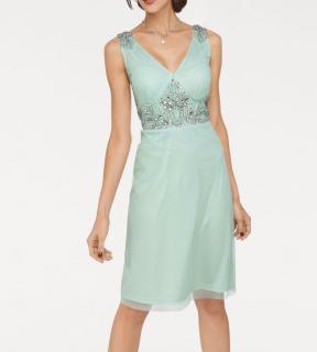 Designer-Cocktailkleid mint