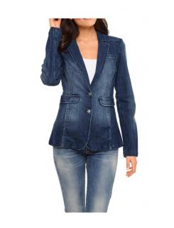 Designer-Jeansblazer blau Gr. 44