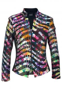 Designer-Jerseyblazer schwarz-bunt