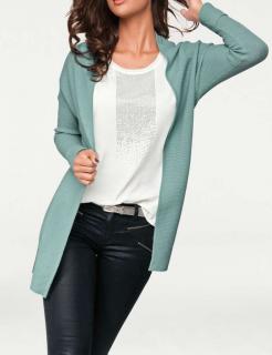 Designer-Kaschmir-Cardigan mint