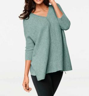 Designer-Kaschmir-Pullover mint