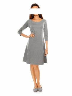 Designer-Kleid grau Gr. 38