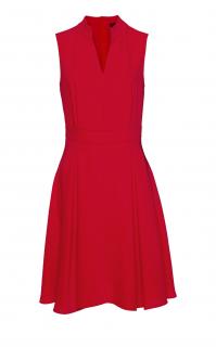 Designer-Kleid rot Gr. 38