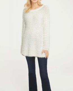 Designer-Kuschelpullover ecru