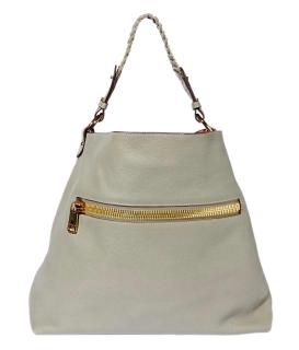 Designer-Ledertasche salbei