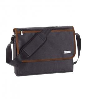 Designer-Messenger-Tasche grau