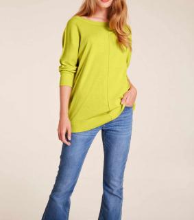 Designer-Oversizedpullover limette