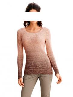 Designer-Paillettenpullover rose