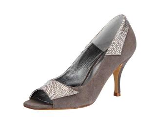 Designer-Peeptoe-Pumps taupe