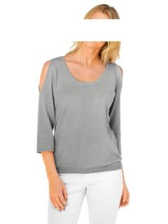 Designer-Pullover grau