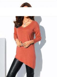 Designer-Pullover mit Kaschmir mandarin