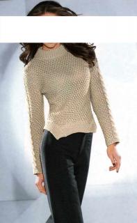 Designer-Pullover sand