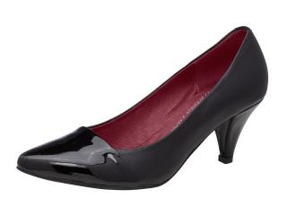 Designer-Pumps schwarz