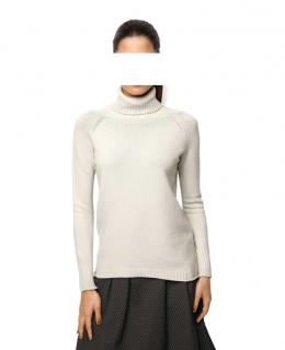 Designer-Rollkragenpullover offwhite