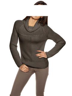 Designer-Rollkragenpullover taupe