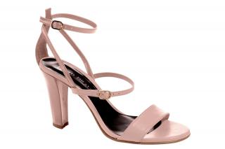 Designer-Sandalette rosé