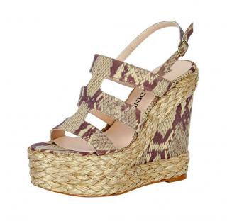 Designer-Sandalette sand